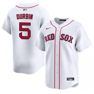Mens BRS Caleb Durbin #5 Baseball White Player Jersey 865649-129