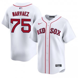 Men Red Sox Nation Carlos Narvaez #75 Baseball White Popular Jersey 182155-552