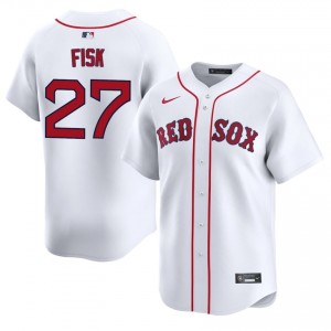 Mens The Sawx Carlton Fisk #27 Baseball White New Jerseys 820106-300