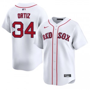 Men's Olde Towne Team David Ortiz #34 Baseball White 2026 Jerseys 735400-472