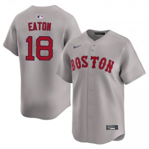 Mens Red Sox Nation Nate Eaton #18 Baseball Gray Popular Jerseys 845410-449
