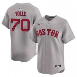 Men's Boston Red Sox Payton Tolle #70 Baseball Gray Official Jerseys 567361-588