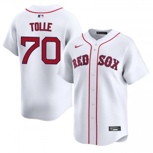 Mens Boston Red Sox Payton Tolle #70 Baseball White Official Jerseys 410942-952