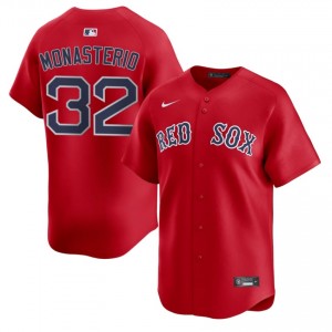 Mens Red Sox Andruw Monasterio #32 Baseball Red Authentic Jersey 748876-152