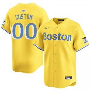 Mens BRS Custom #00 Baseball Gold Embroidery Jerseys 855013-948