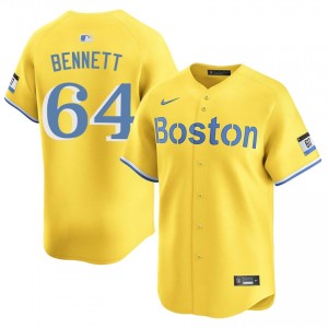 Men Olde Towne Team Jake Bennett #64 Baseball Gold 2026-27 Jersey 260530-111