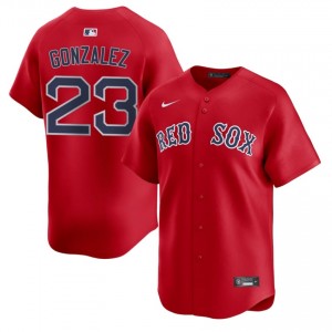 Men's Boston Romy Gonzalez #23 Baseball Red Game Jersey 417363-290