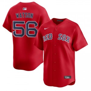 Men Red Sox Ryan Watson #56 Baseball Red Game Jersey 774456-135