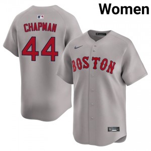 Womens Red Sox Nation Aroldis Chapman #44 Baseball Gray Popular Jerseys 902459-133