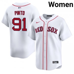 Womens The Sawx Avinson Pinto #91 Baseball White Player Jersey 487430-246