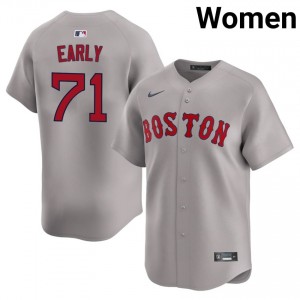 Women's BOS Red Sox Connelly Early #71 Baseball Gray MLB Jerseys 147646-863
