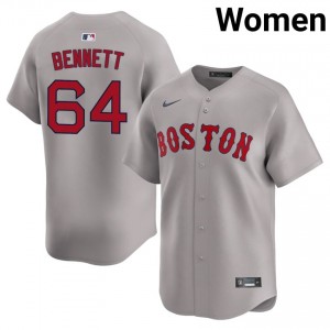 Women BRS Jake Bennett #64 Baseball Gray Game Jerseys 699004-252