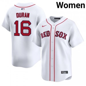 Women Boston Red Sox Jarren Duran #16 Baseball White New Jerseys 144255-526