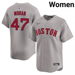 Women The Crimson Jovani Moran #47 Baseball Gray 2026-27 Jersey 345169-217