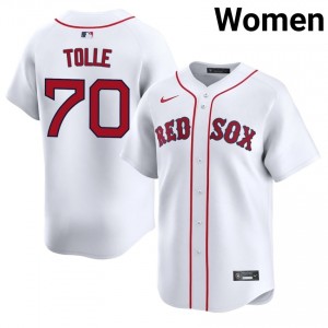 Women BoSox Payton Tolle #70 Baseball White Stitched Jerseys 695452-914