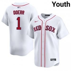 Youth Olde Towne Team Bobby Doerr #1 Baseball White Stitched Jersey 545501-502