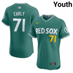Youth The Sawx Connelly Early #71 Baseball Green Game Jersey 810320-824