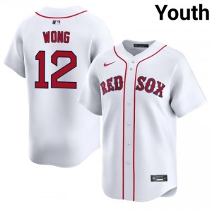 Youth Olde Towne Team Connor Wong #12 Baseball White 2026-27 Jerseys 277096-983