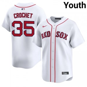 Youth Carmine Hose Garrett Crochet #35 Baseball White Player Jersey 819496-366