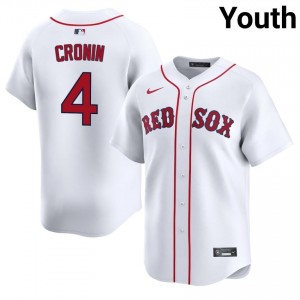 Youth BOS Joe Cronin #4 Baseball White Player Jersey 941989-743
