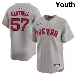 Youth The Sox Joseph Gartrell #57 Baseball Gray Embroidery Jersey 601660-865
