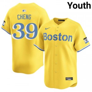 Youth Olde Towne Team Tsung-Che Cheng #39 Baseball Gold 2026-27 Jerseys 374282-782