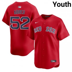 Youth Red Sox Nation Wilyer Abreu #52 Baseball Red 2026-27 Jersey 779675-992
