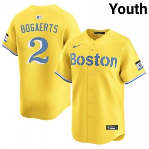 Youth Carmine Hose Xander Bogaerts #2 Baseball Gold Stitched Jerseys 724376-664